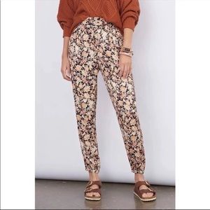 Anthropologie Floral Pants